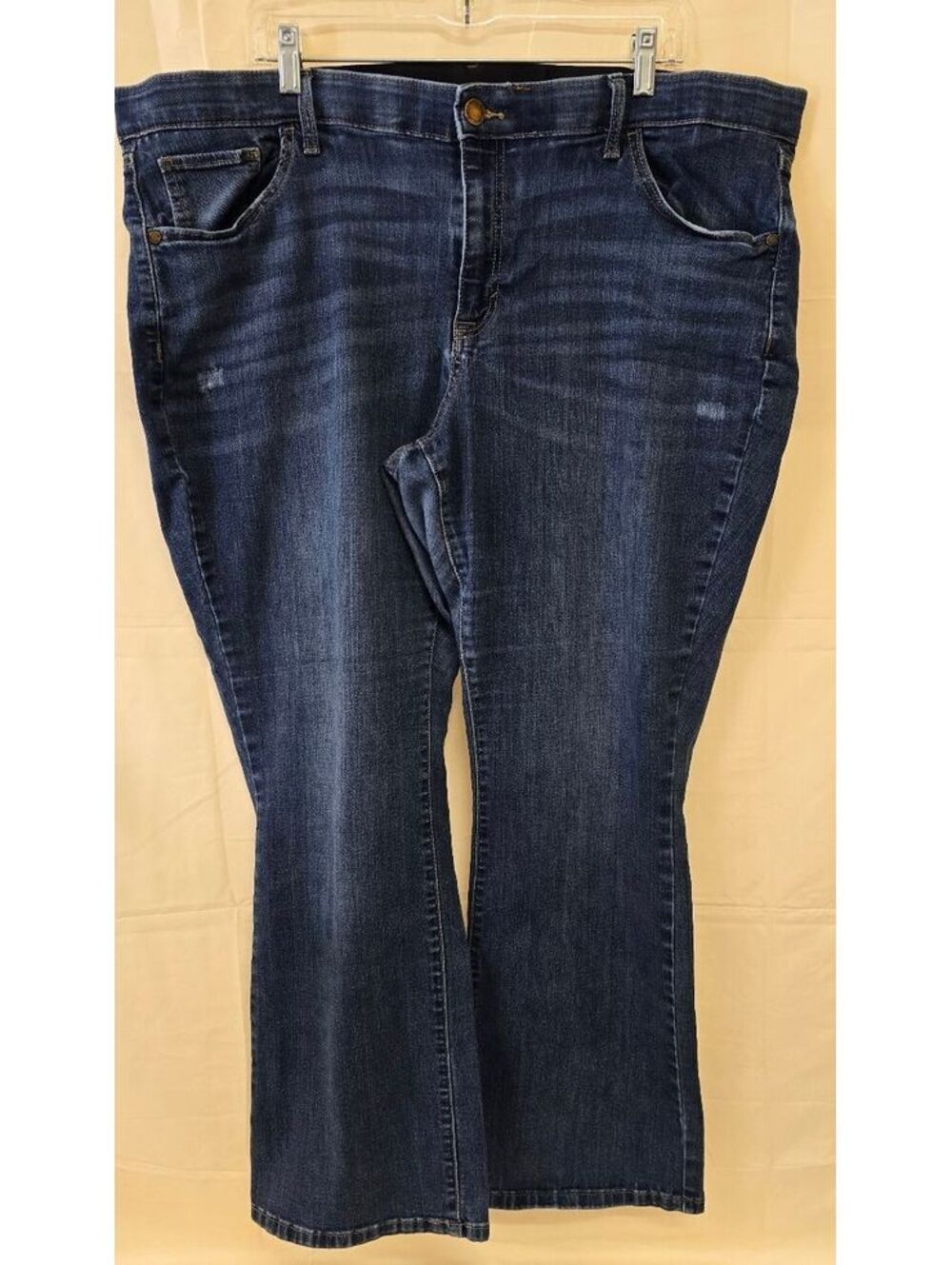 EVRI Kohl's Women's Plus Size 22W Dark Wash Stretch Bootcut Jeans